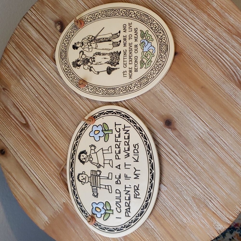 Trinity Pottery Funny Ceramic Signs